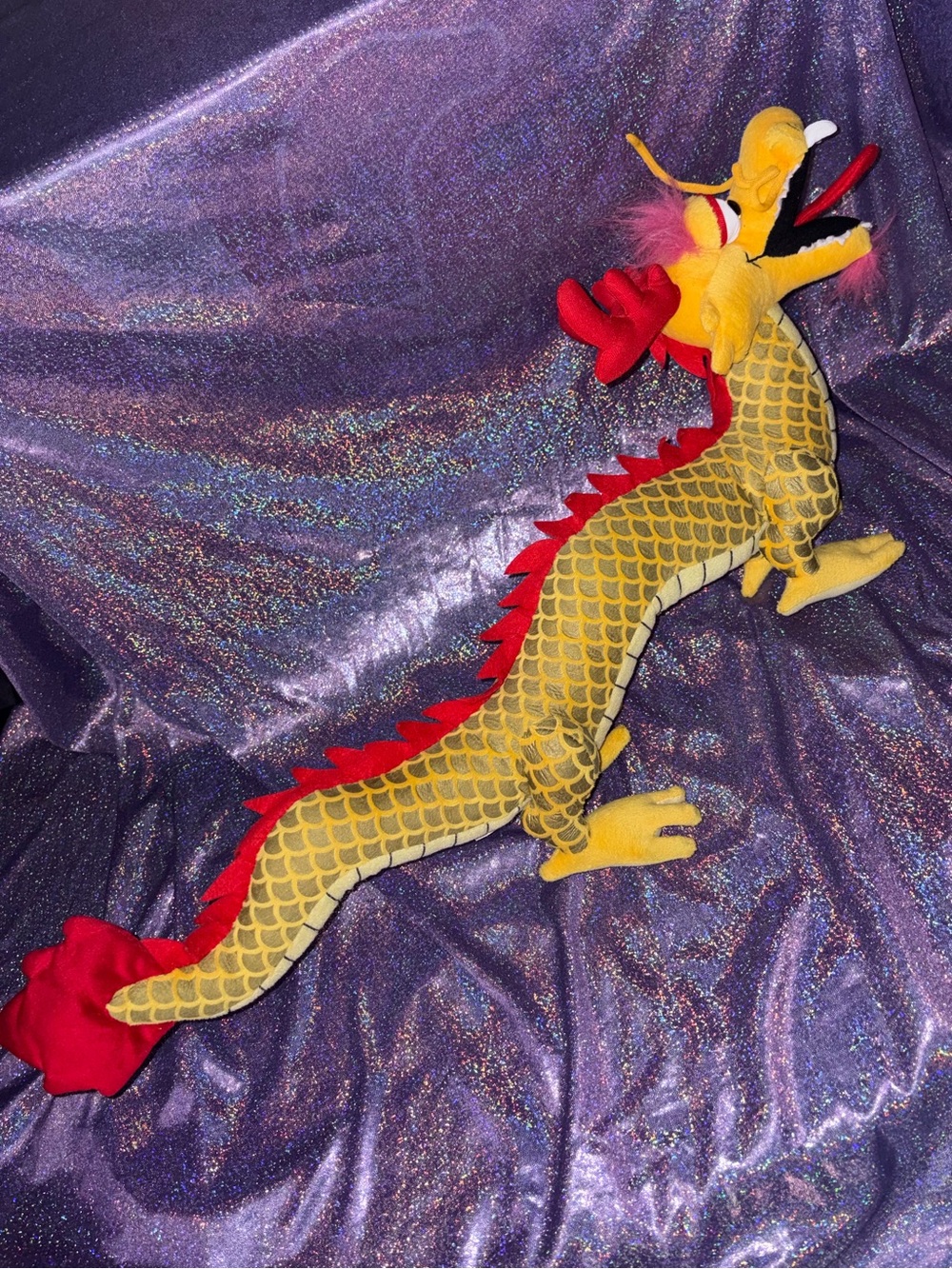 Vintage Draco Dragon Plush